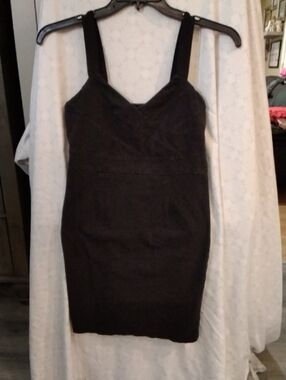 Black Knit Tank Dress